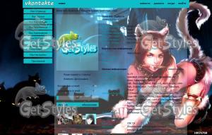 KittiCat тема для контакта