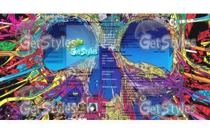 bright skull тема для контакта