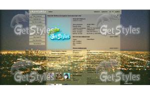 ночной город тема для контакта