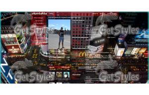 NEW YORK NIGHT тема для контакта