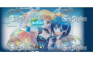 Windows 7 Modobe Nanami тема для контакта