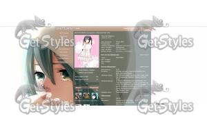 hatsune miku тема для контакта