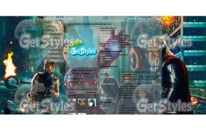 МстителиThe Avengares тема для контакта