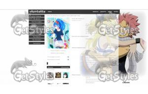 Fairy Tail romantik тема для контакта