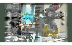 3D тема для контакта