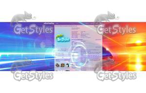 Неон тема для контакта