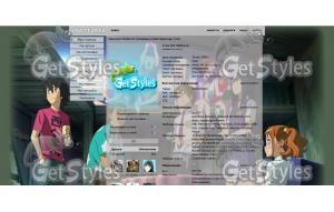 AnoHana тема для контакта