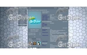 Idle time gray тема для контакта