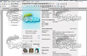 word 2003 тема для контакта