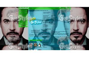 Tony Stark тема для контакта