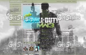 Modern Warfare 3 тема для контакта