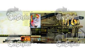 CS GO Dragon Lore тема для контакта