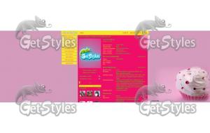 pinkcupcake тема для контакта