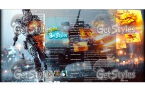 GameBattlefield4 тема для контакта