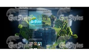 Планета Minecraft тема для контакта