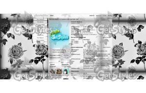 Black Flower тема для контакта