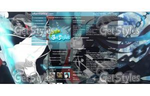 Рин и Black Rock Shooter тема для контакта