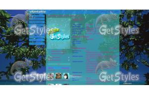 Пляж тема для контакта