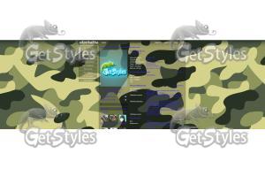 Камуфляж тема для контакта