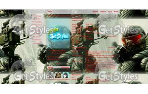 crysis 3 тема для контакта