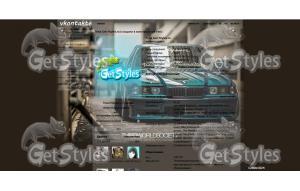 BMW e36 тема для контакта