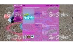 розовенькая тема для контакта