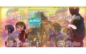 SAO Anime тема для контакта