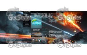 battlefield_3_end_gameHD тема для контакта