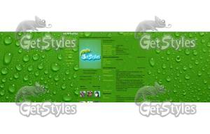 Капли тема для контакта