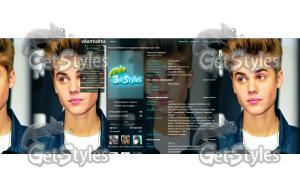 Justin Bieber тема для контакта