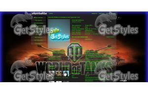 WORLD of TANKS тема для контакта