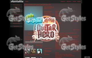 FGH Flash Guitar Hero тема для контакта