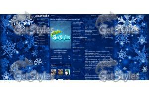 snowflakes_winter тема для контакта