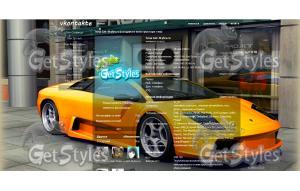 Lamborgini Marcelago тема для контакта