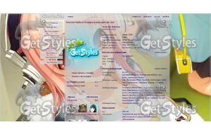 Anime тема для контакта