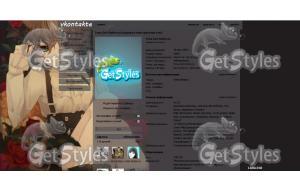 Аниме^_^ тема для контакта