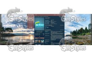 Landscape тема для контакта