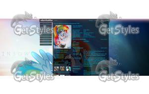rainbowdash тема для контакта
