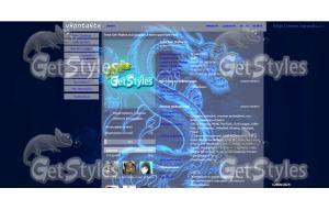 Blue Dragon тема для контакта