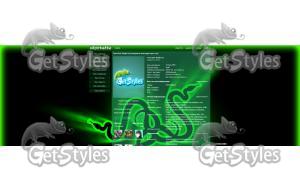 razer logo тема для контакта