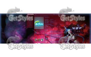 League of Legends  тема для контакта
