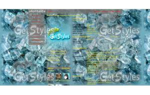 Лёд тема для контакта