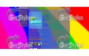 Радужная темка: тема для контакта