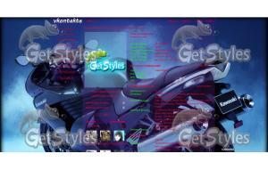 Kawasaki тема для контакта