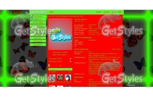 бабочки тема для контакта