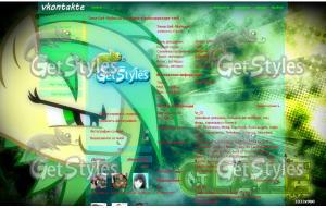 GlazeIntroByHunter тема для контакта