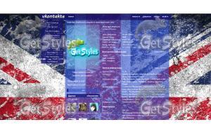 флаг Британии тема для контакта