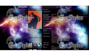 Celestia Space Theme тема для контакта