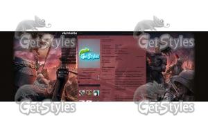 Fantasy Battle тема для контакта