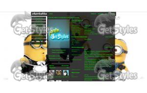 Minions тема для контакта